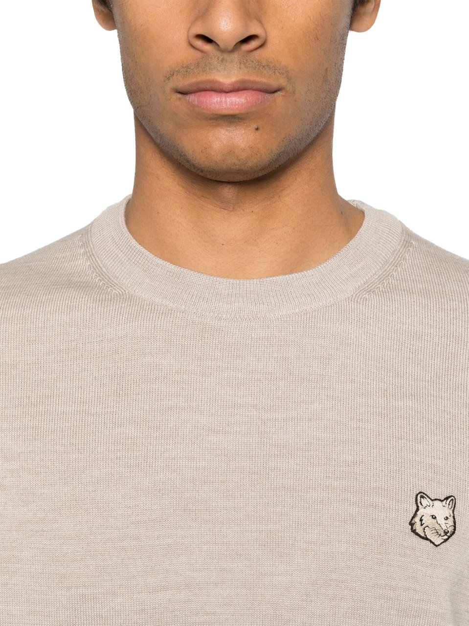 Maison Kitsuné Maison Kitsune' Sweaters Dove Grey Grijs