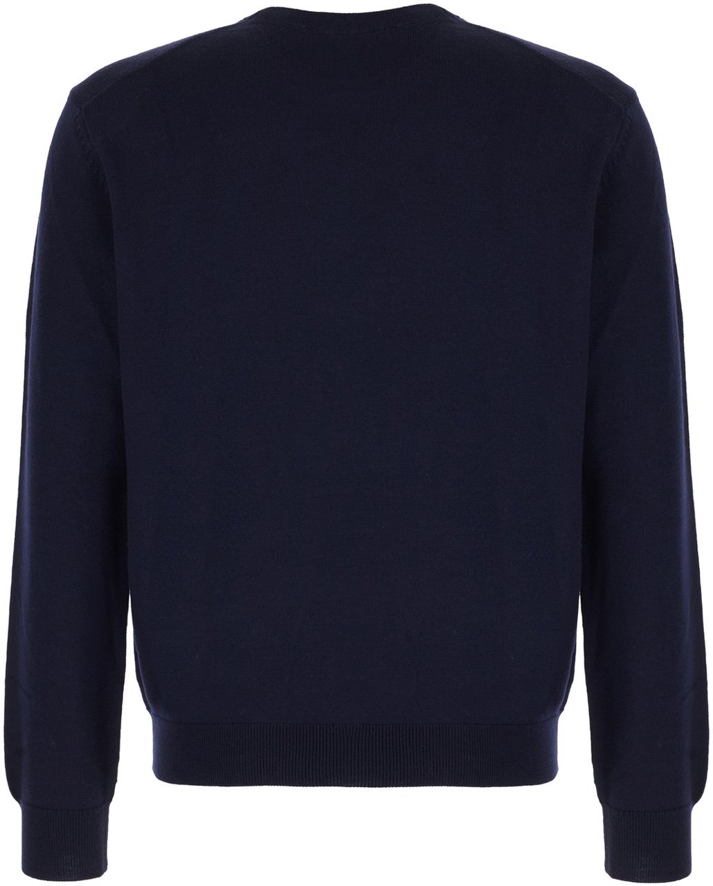 Maison Kitsuné Maison Kitsuné Navy blue wool sweater Blauw