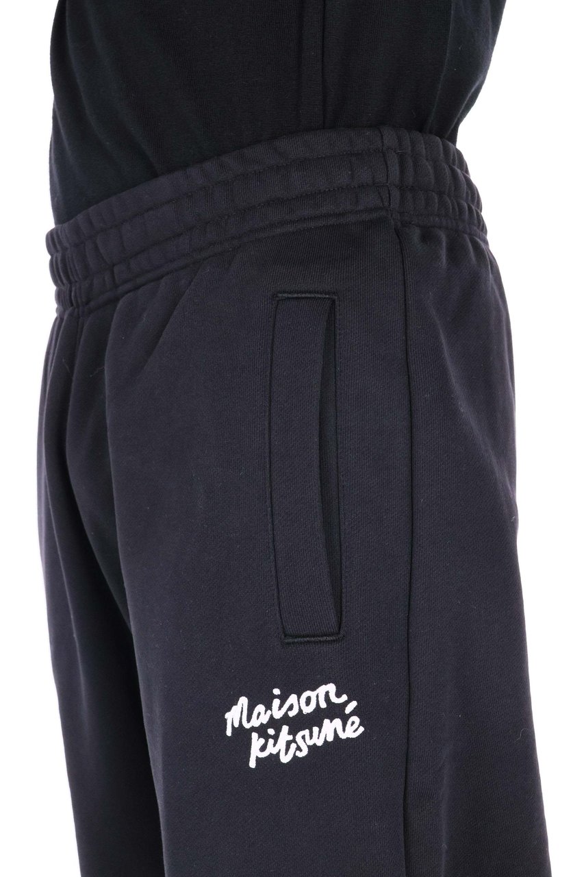Maison Kitsuné Cotton Sweatpants with Logo Rood