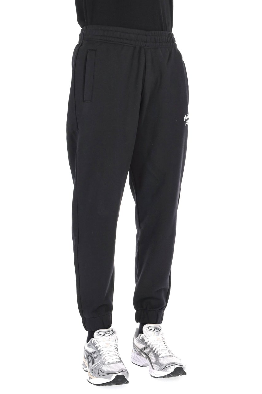 Maison Kitsuné Cotton Sweatpants with Logo Rood