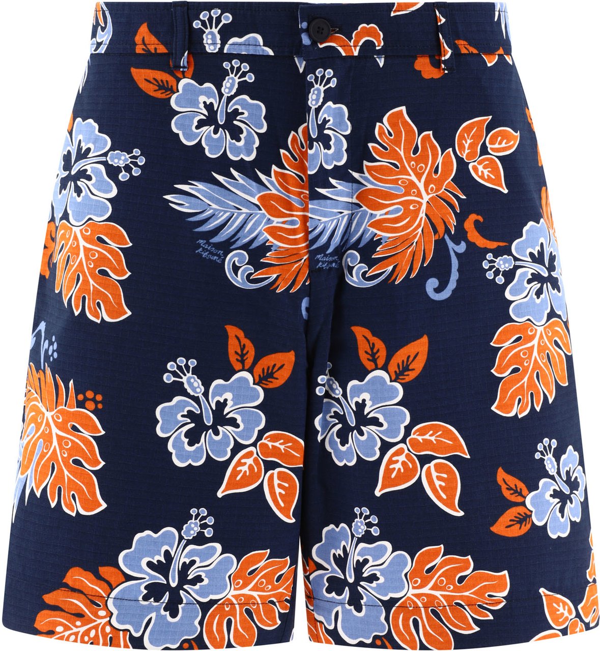 Maison Kitsuné "Board" shorts Blauw