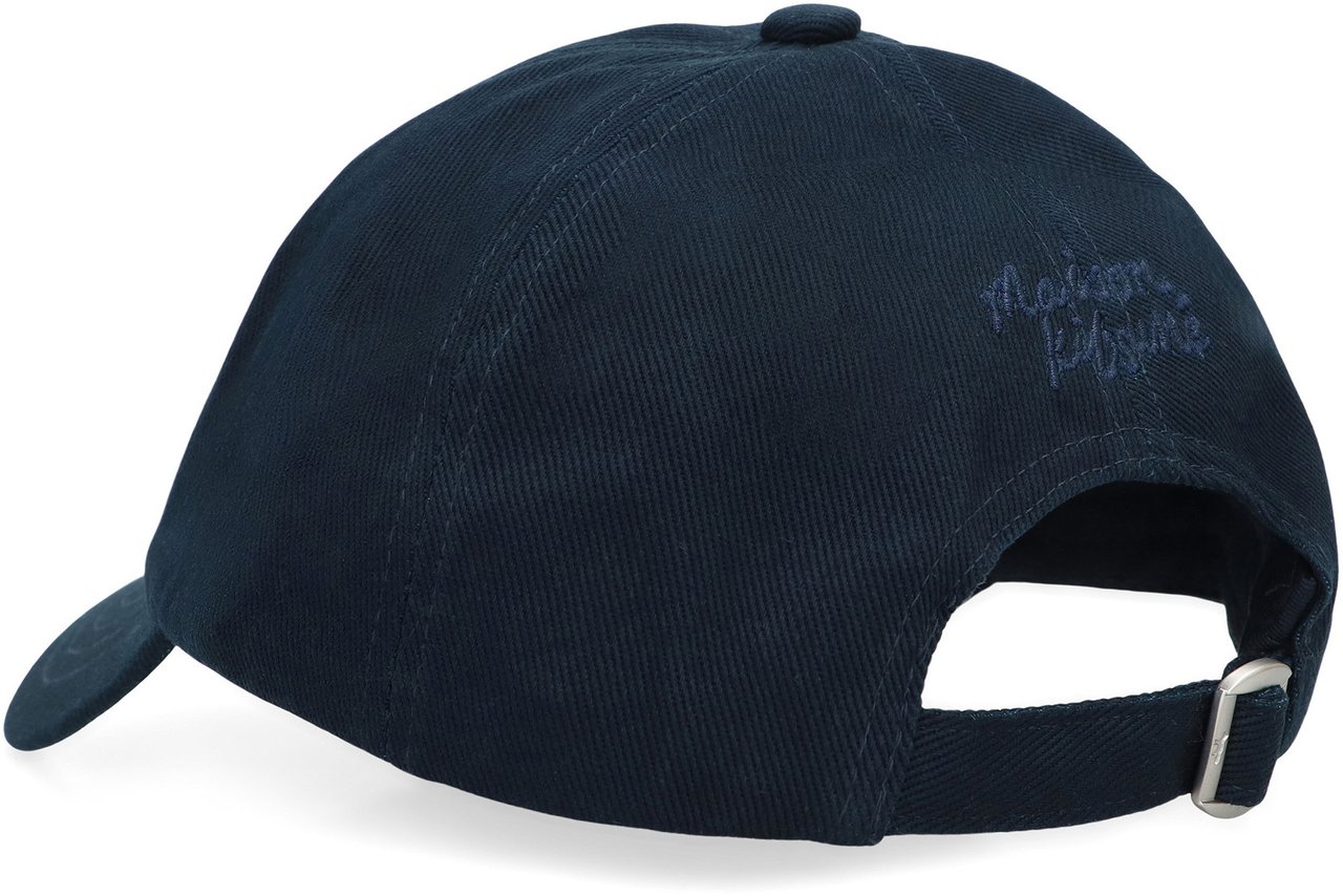 Maison Kitsuné Logo baseball cap Blauw