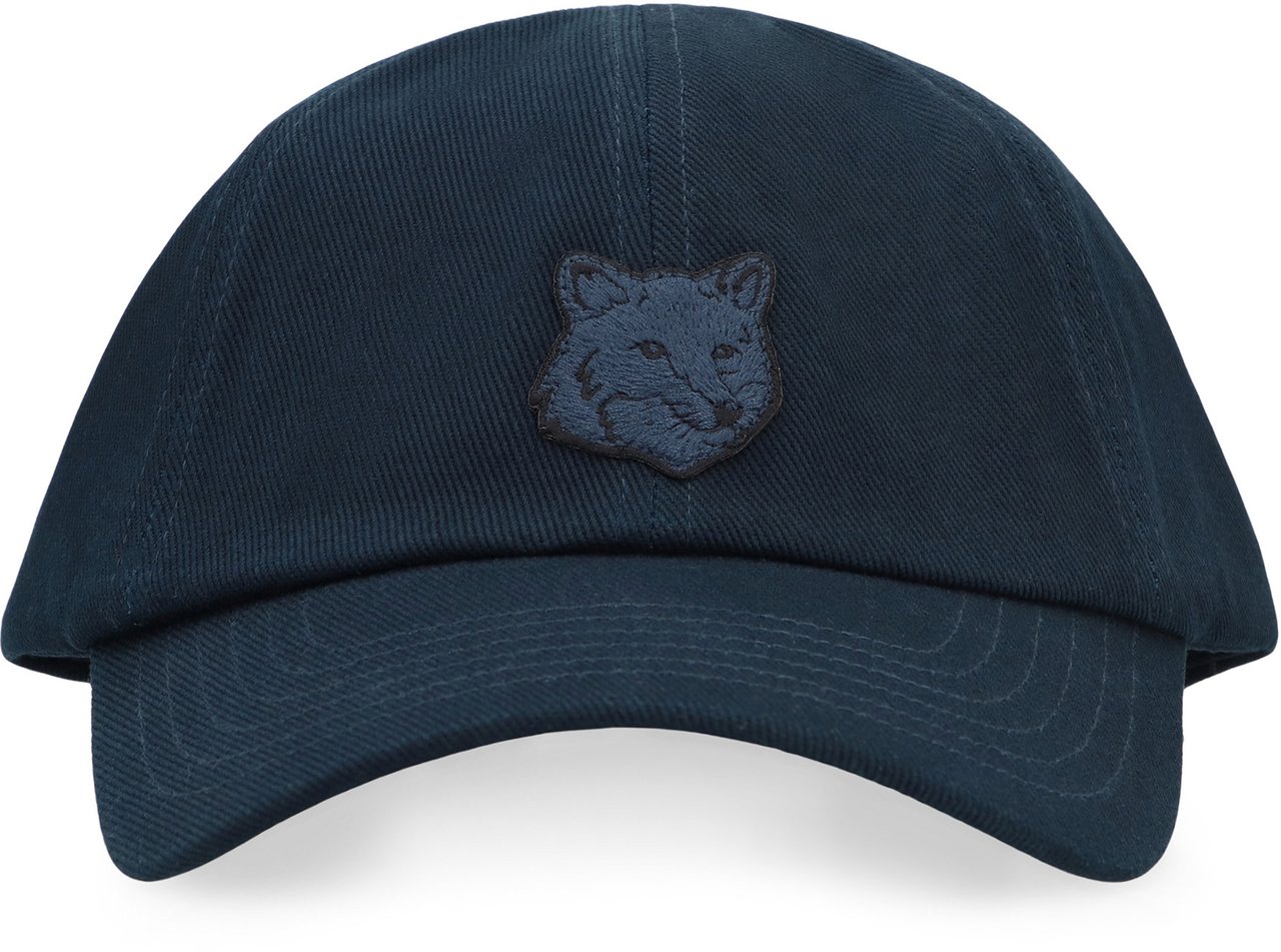 Maison Kitsuné Logo baseball cap Blauw