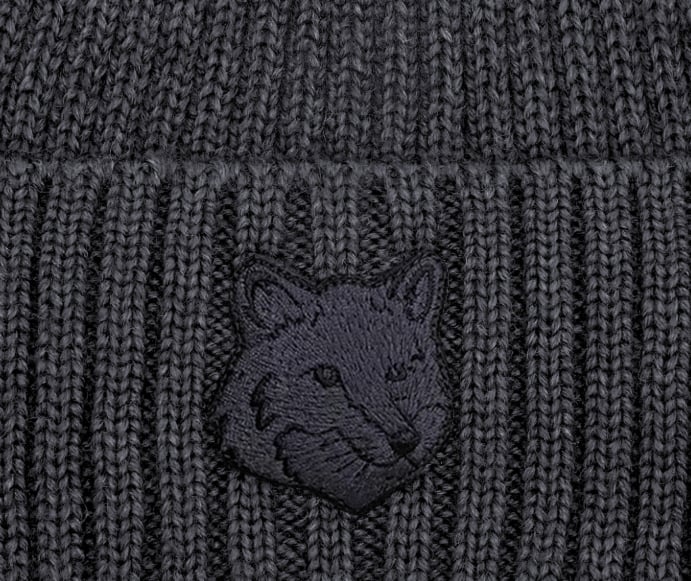 Maison Kitsuné Maison Kitsune' Hats Carbone Zwart