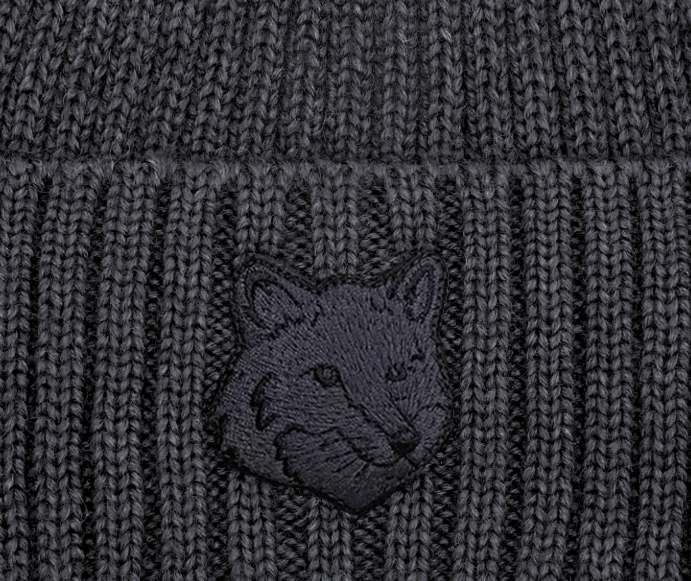 Maison Kitsuné Maison Kitsune' Hats Carbone Zwart