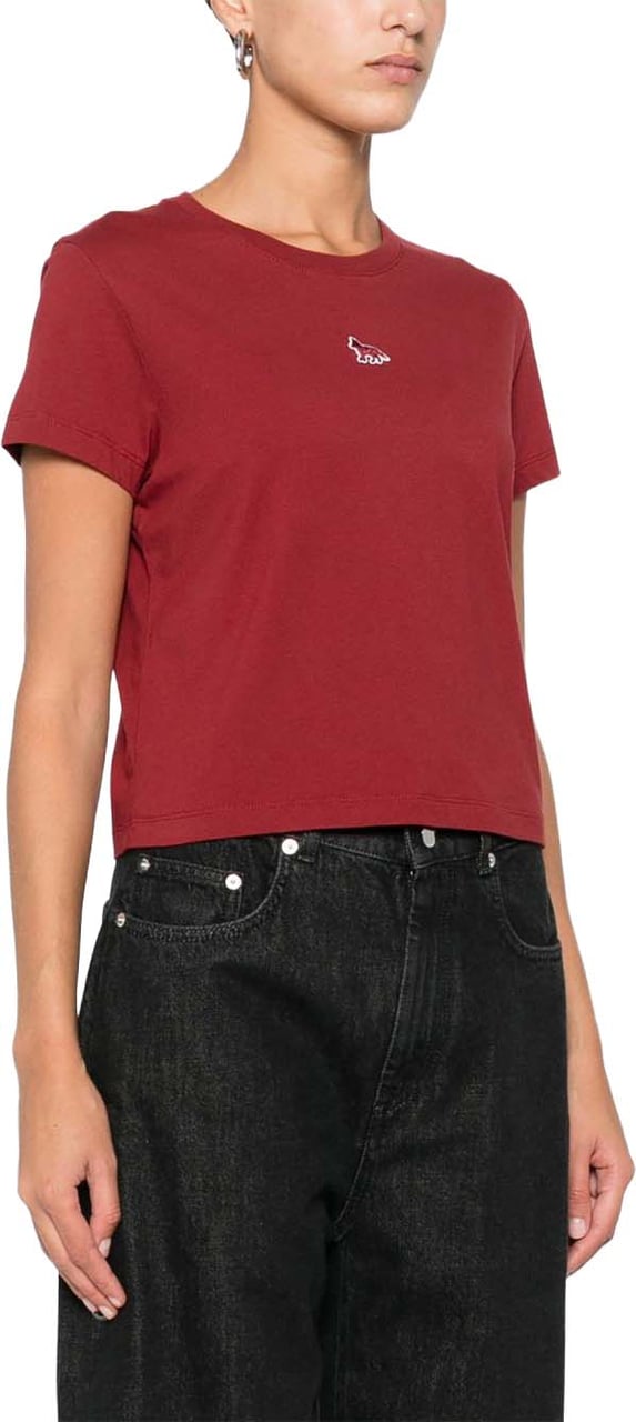 Maison Kitsuné Maison Kitsune' T-Shirts And Polos Blu Maroon