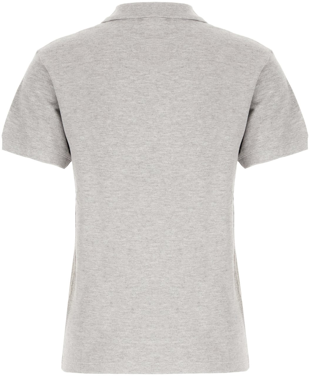 Maison Kitsuné Maison Kitsunè Melange grey piquet polo shirt Grijs