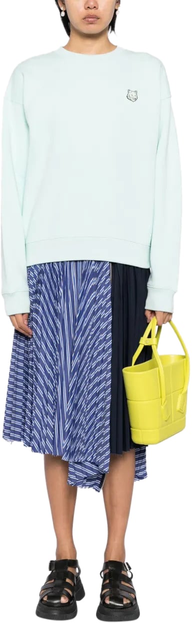 Maison Kitsuné bold fox head patch comfort sweatshirt divers Divers