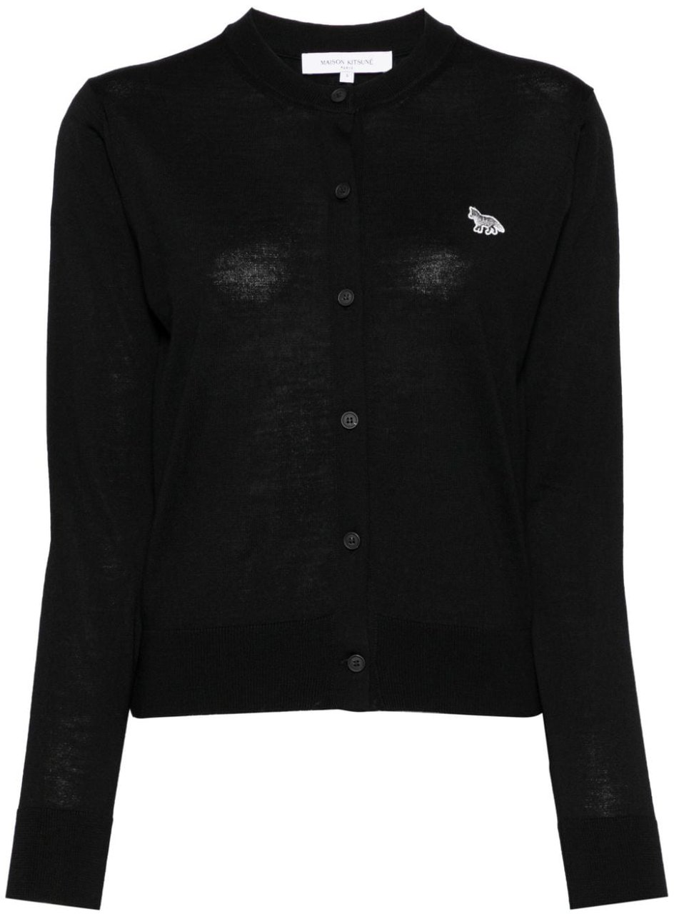 Maison Kitsuné Maison Kitsune' Sweaters Black Zwart