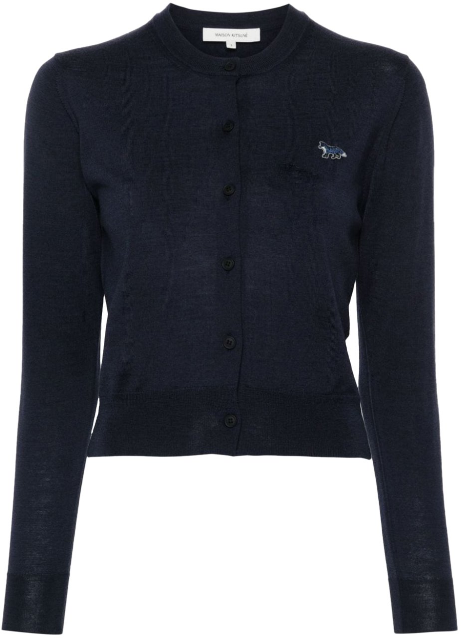 Maison Kitsuné Maison Kitsune' Sweaters Blue Blauw