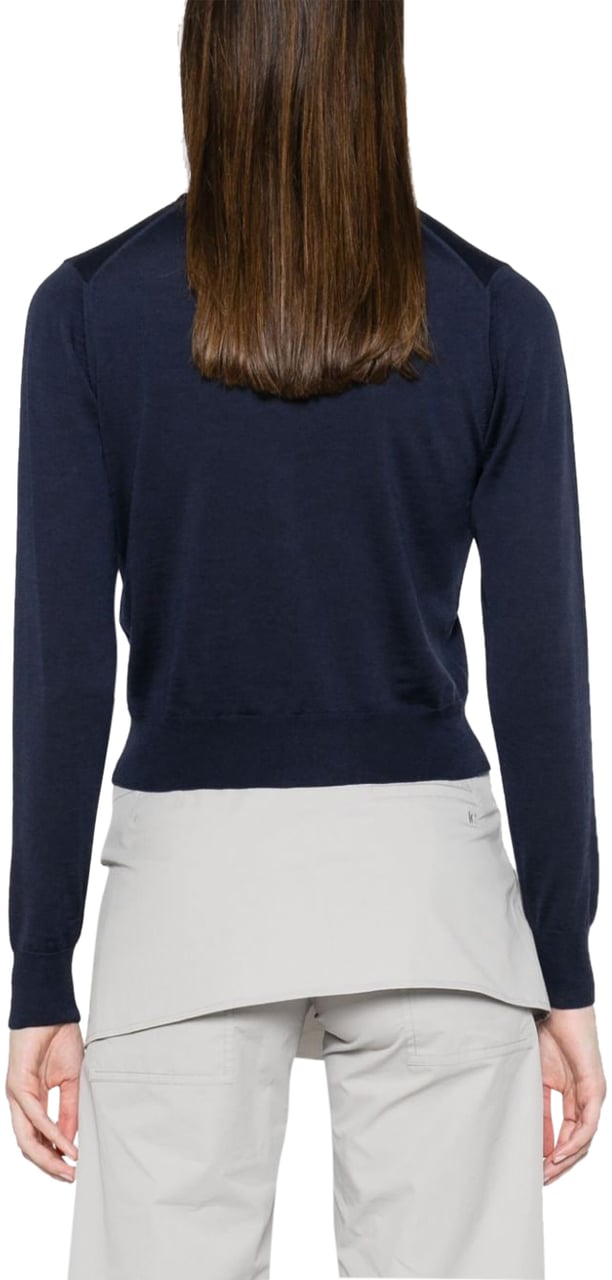 Maison Kitsuné Maison Kitsune' Sweaters Blue Blauw
