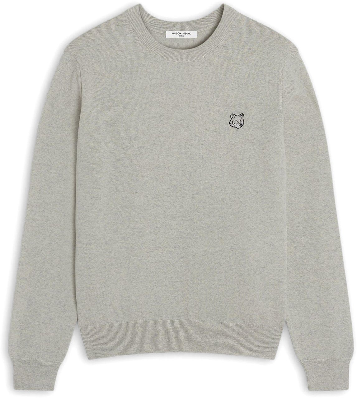 Maison Kitsuné Bold Fox Head Patch Regular Jumper Blauw