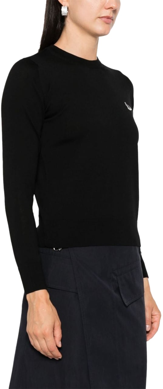 Maison Kitsuné Maison Kitsune' Sweaters Black Zwart