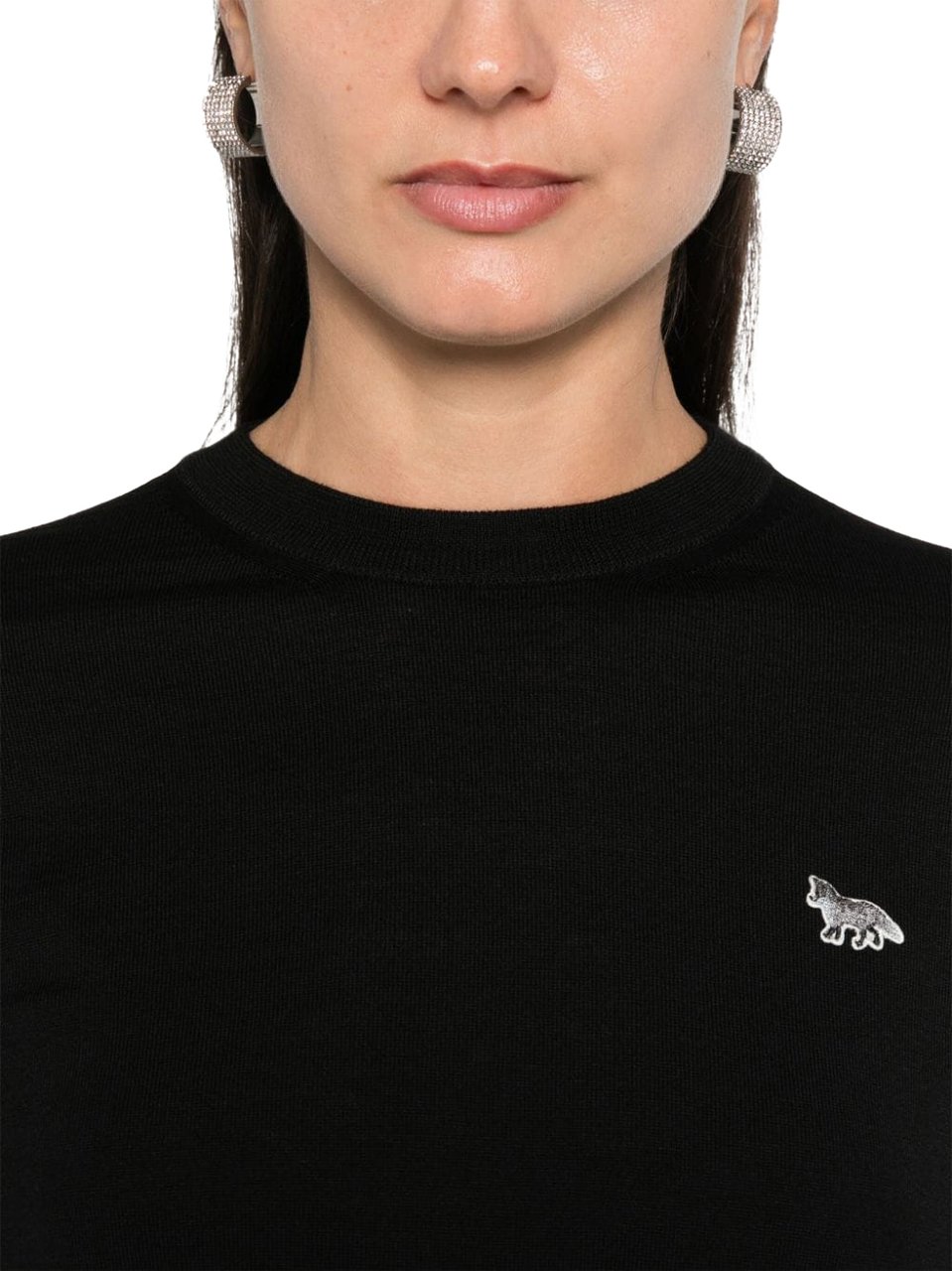 Maison Kitsuné Maison Kitsune' Sweaters Black Zwart