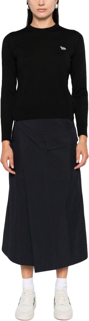 Maison Kitsuné Maison Kitsune' Sweaters Black Zwart