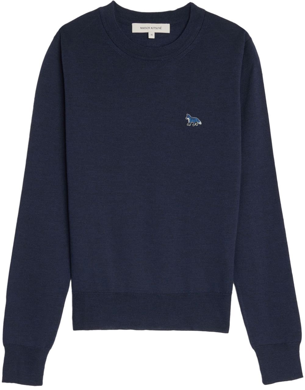 Maison Kitsuné Maison Kitsune' Sweaters Blue Blauw
