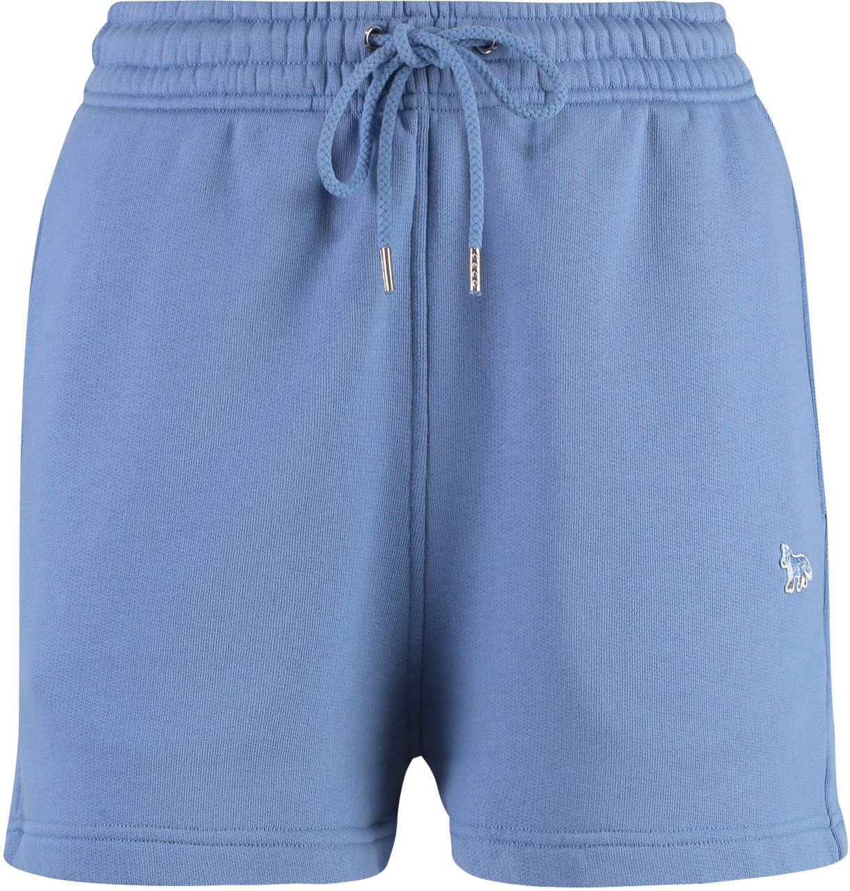 Maison Kitsuné Cotton shorts Lichtblauw