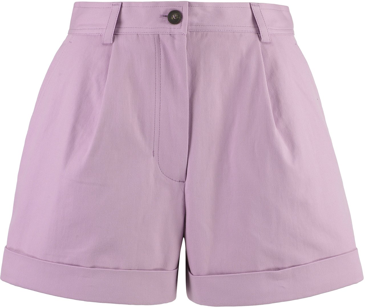 Maison Kitsuné Cotton shorts Paars