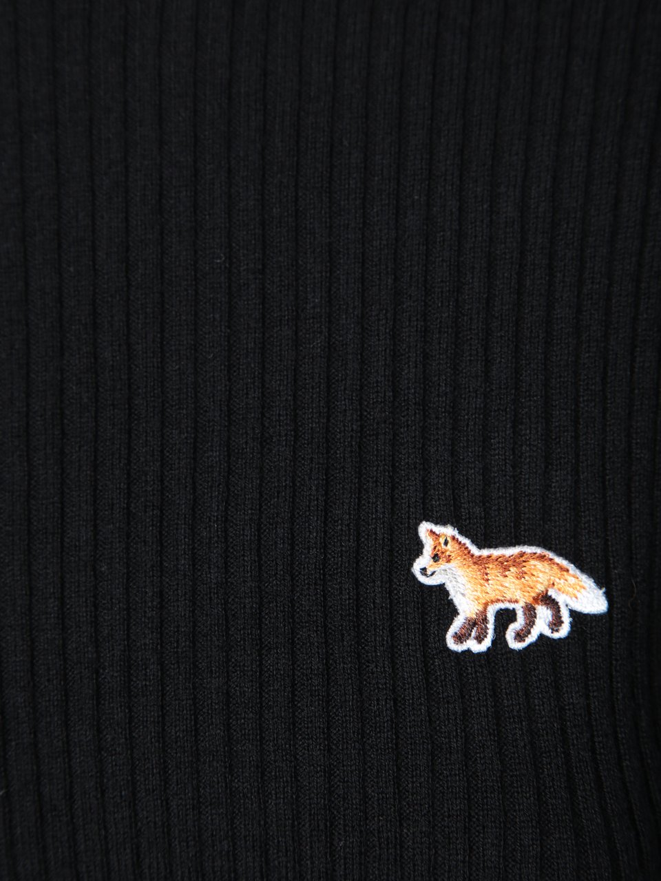 Maison Kitsuné MAISON KITSUNE' Black Sweaters Zwart