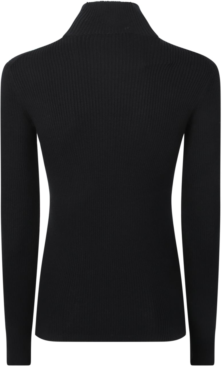 Maison Kitsuné MAISON KITSUNE' Black Sweaters Zwart
