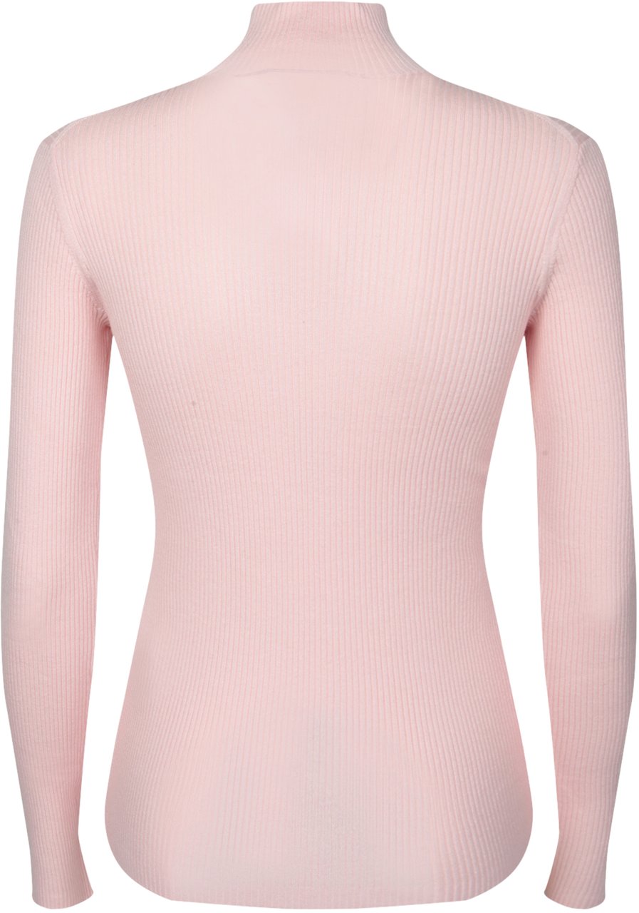 Maison Kitsuné MAISON KITSUNE' Pink Sweaters Roze