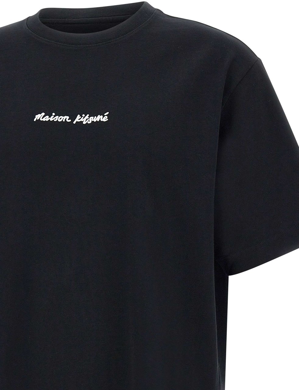Maison Kitsuné Maison Kitsune' T-Shirts And Polos Black Zwart
