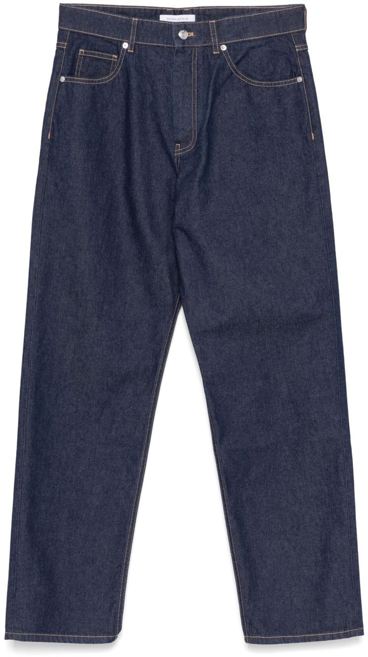 Maison Kitsuné Maison Kitsune' Jeans Blue Blauw