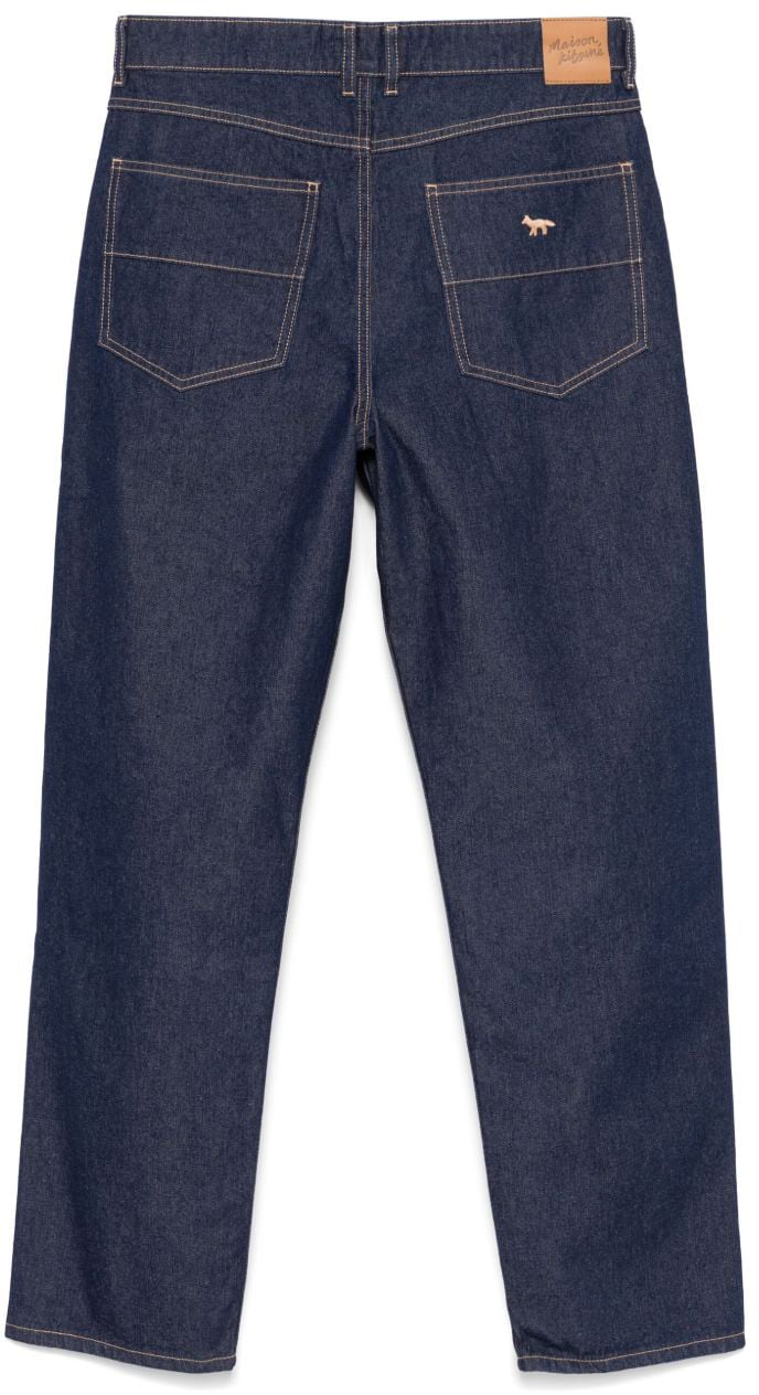 Maison Kitsuné Maison Kitsune' Jeans Blue Blauw