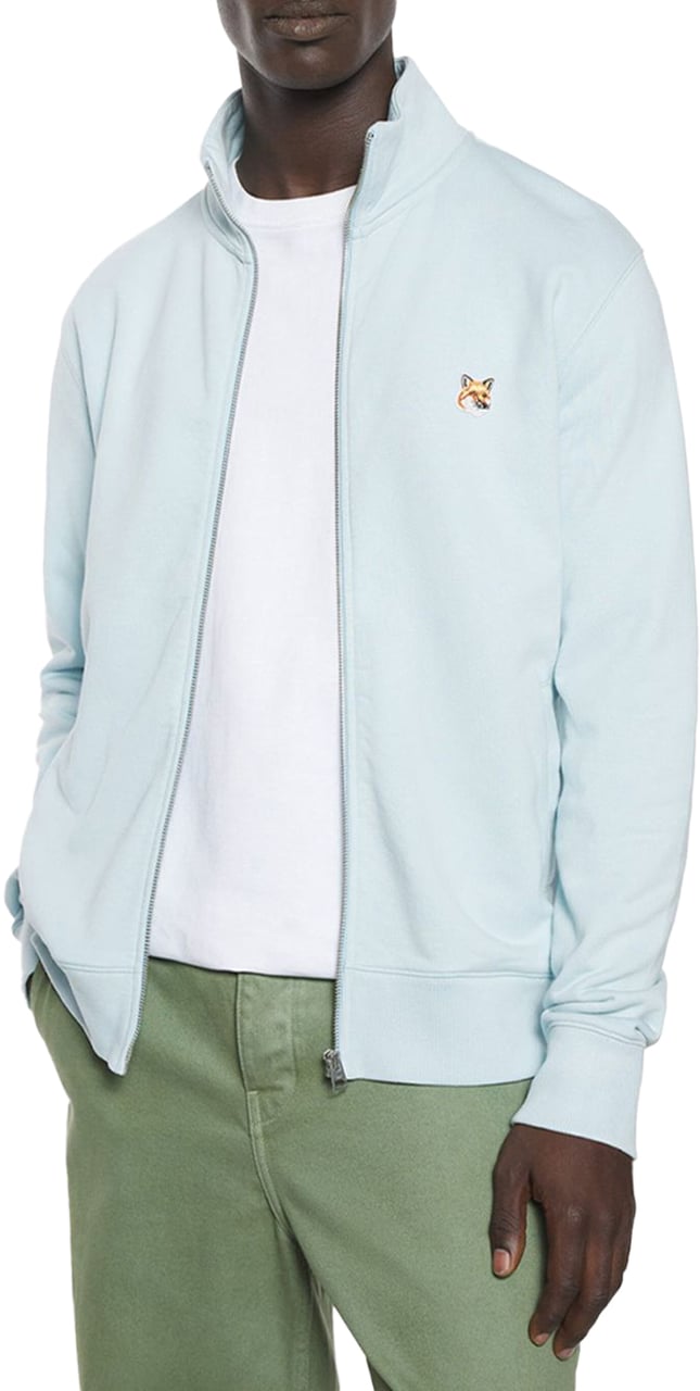 Maison Kitsuné Maison Kitsune' Sweaters Blue Lichtblauw