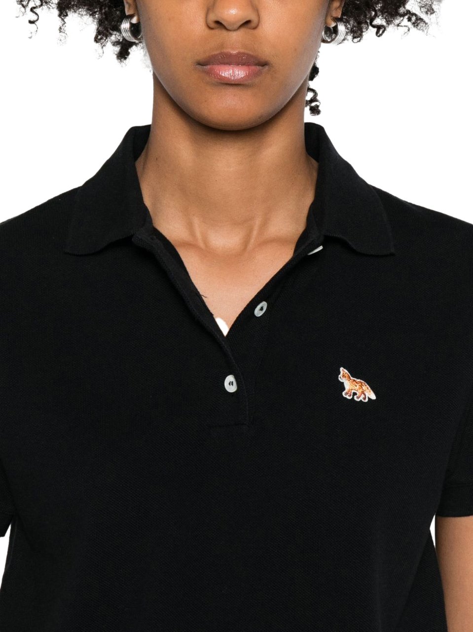 Maison Kitsuné Maison Kitsune' T-Shirts And Polos Black Zwart