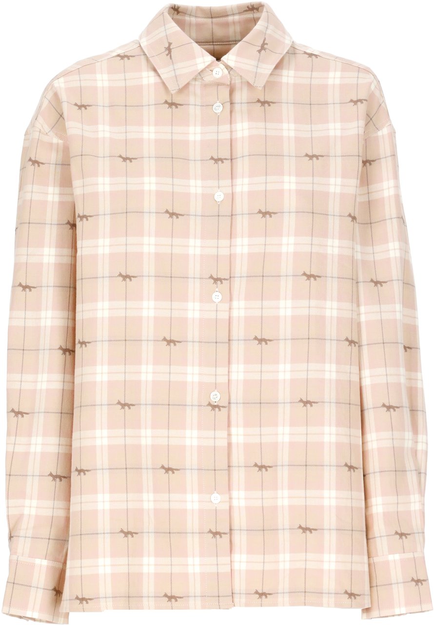 Maison Kitsuné Maison Kitsune' Shirts Pink Roze