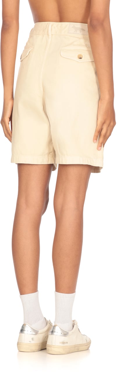 Maison Kitsuné Maison Kitsune' Shorts Beige Beige