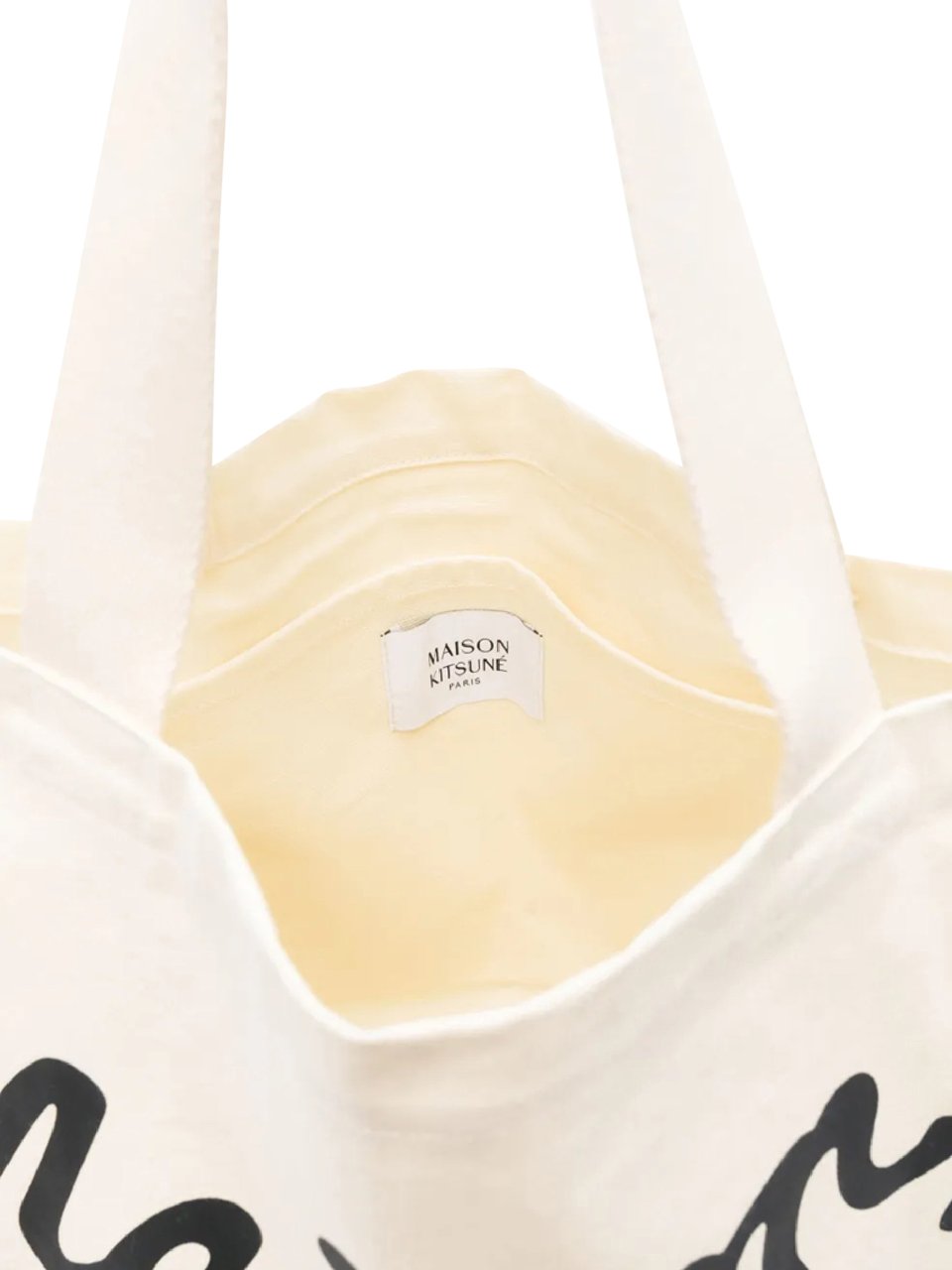 Maison Kitsuné handwriting tote divers Divers