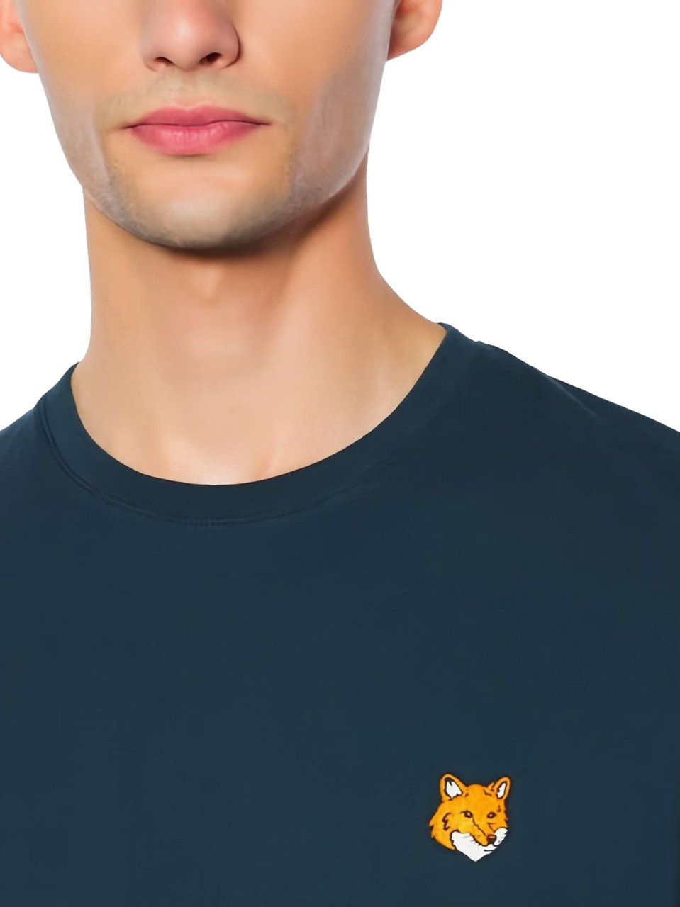 Maison Kitsuné Maison Kitsune' T-Shirts And Polos Blue Blauw