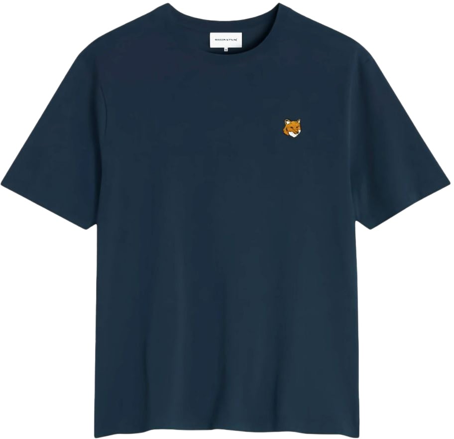 Maison Kitsuné Maison Kitsune' T-Shirts And Polos Blue Blauw