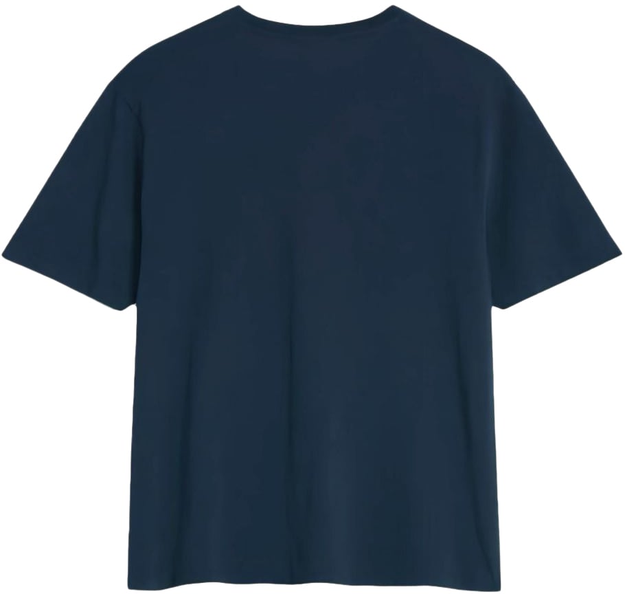 Maison Kitsuné Maison Kitsune' T-Shirts And Polos Blue Blauw