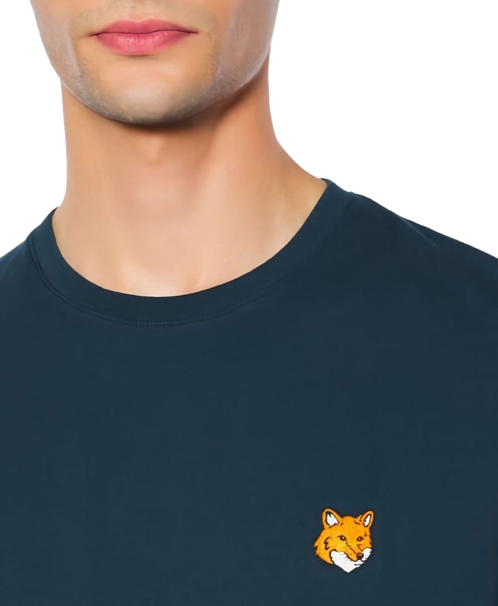 Maison Kitsuné Maison Kitsune' T-Shirts And Polos Blue Blauw