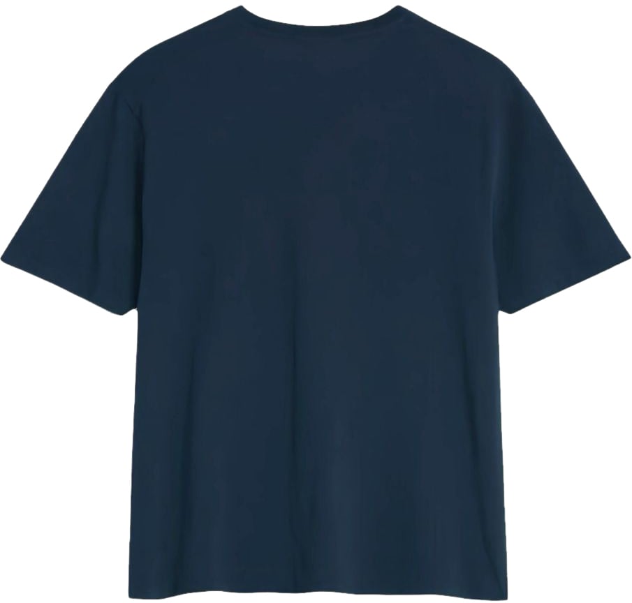 Maison Kitsuné Maison Kitsune' T-Shirts And Polos Blue Blauw