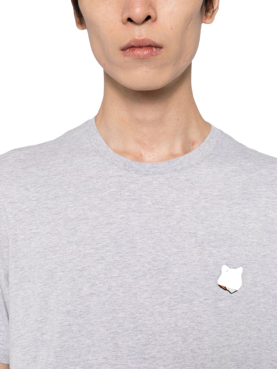 Maison Kitsuné Maison Kitsune' T-Shirts And Polos Grey Grijs