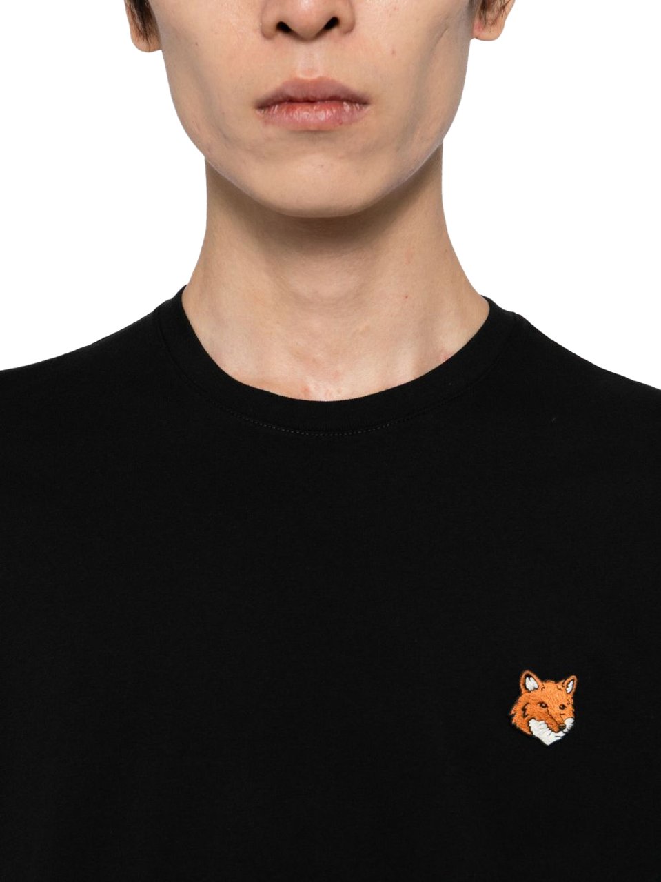Maison Kitsuné Maison Kitsune' T-Shirts And Polos Black Zwart
