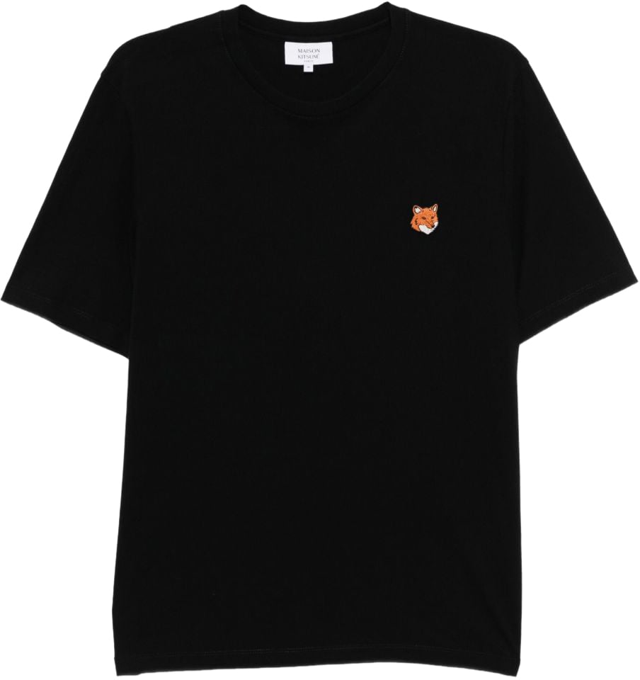 Maison Kitsuné Maison Kitsune' T-Shirts And Polos Black Zwart