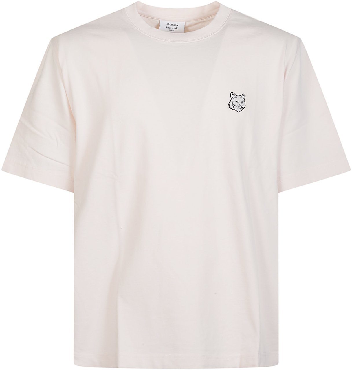 Maison Kitsuné Fox Head Oversize T-shirt White Wit