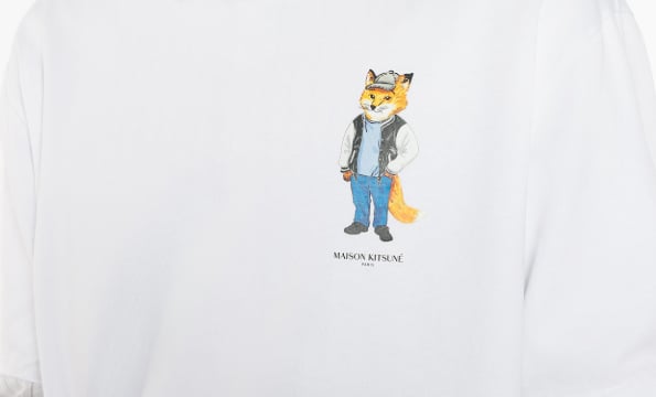 Maison Kitsuné Maison Kitsune' T-Shirts And Polos White Wit