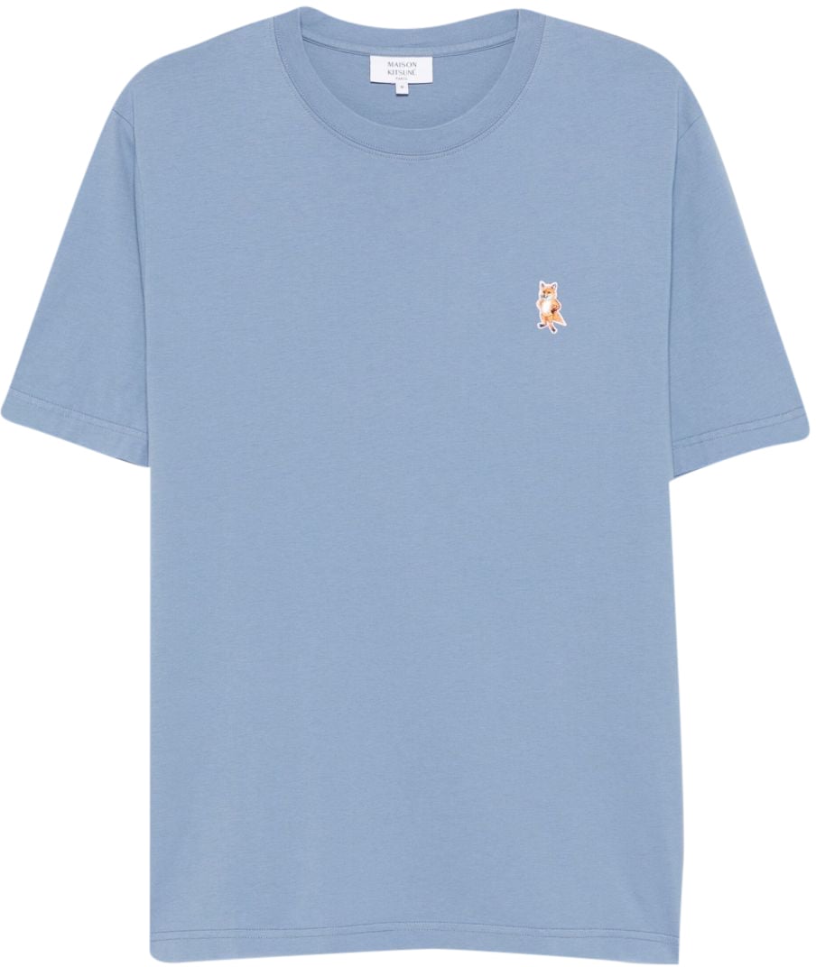 Maison Kitsuné Maison Kitsune' T-Shirts And Polos Clear Blue Blauw