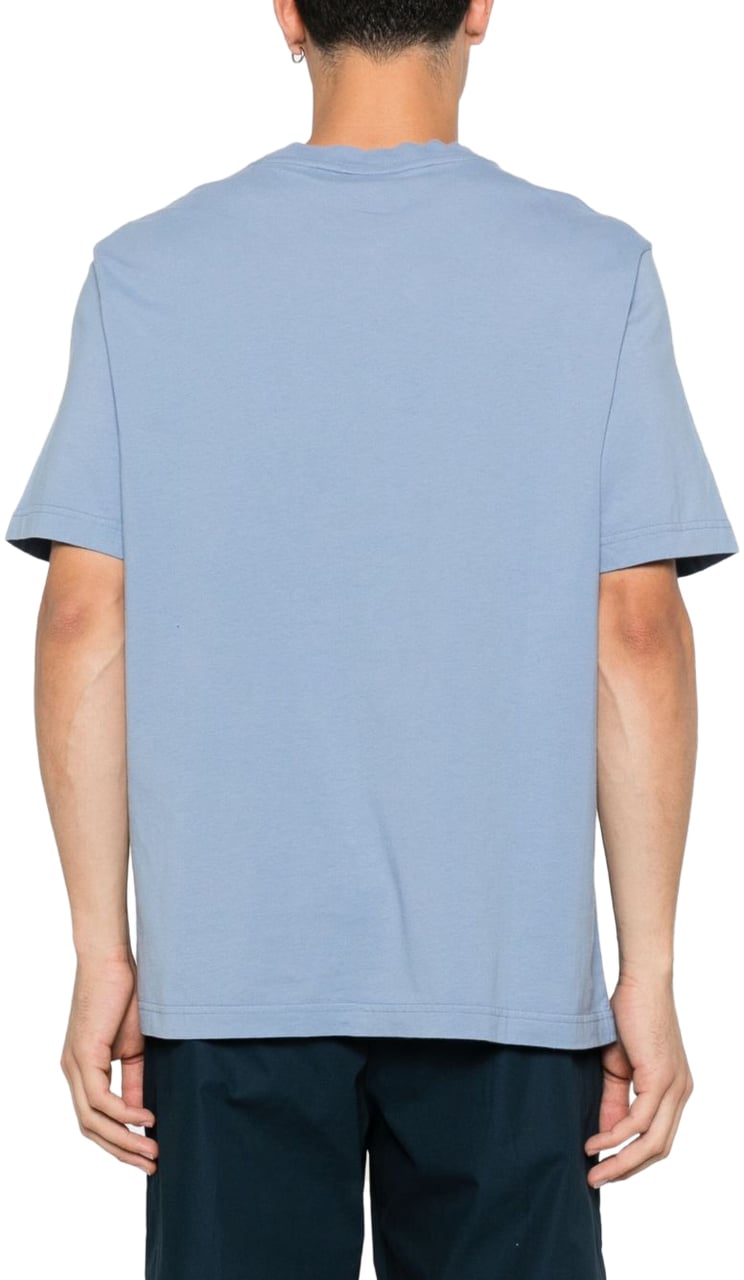 Maison Kitsuné Maison Kitsune' T-Shirts And Polos Clear Blue Blauw