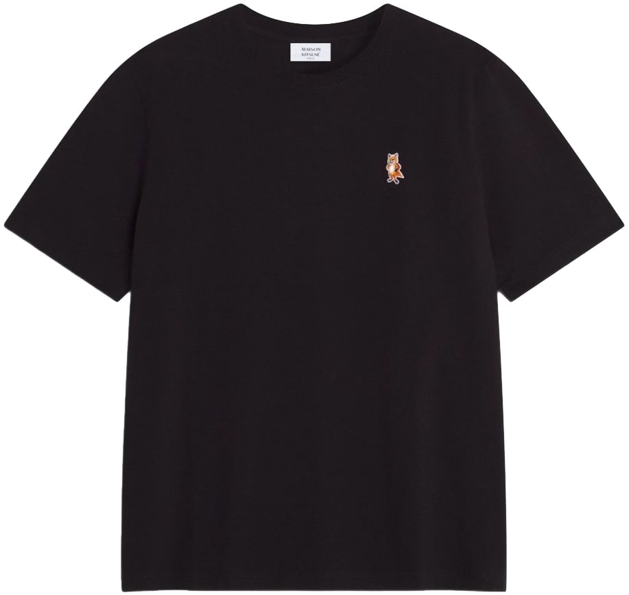 Maison Kitsuné Maison Kitsune' T-Shirts And Polos Black Zwart