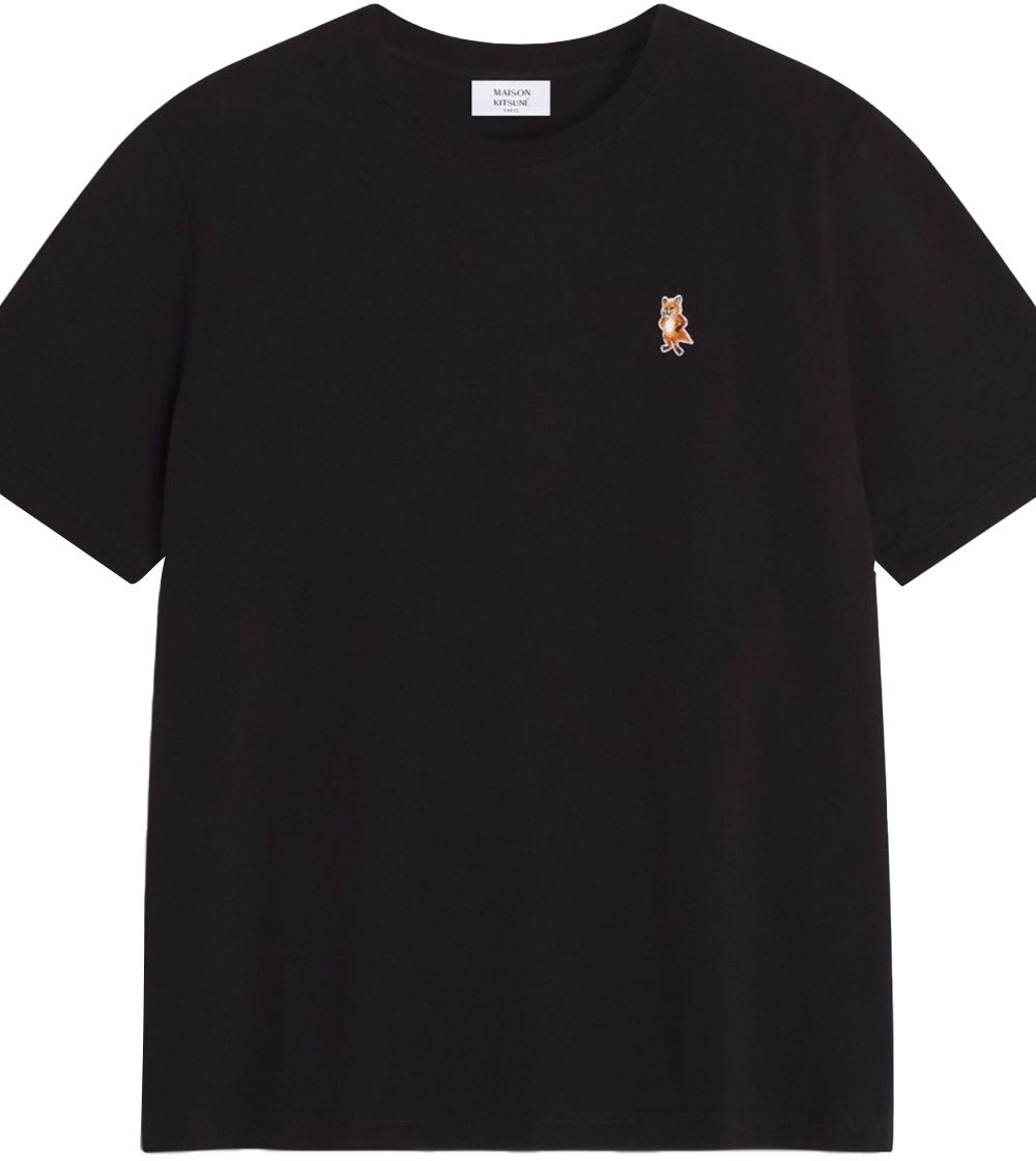 Maison Kitsuné Maison Kitsune' T-Shirts And Polos Black Zwart