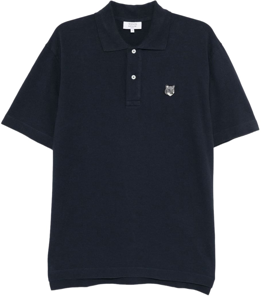 Maison Kitsuné Maison Kitsune' T-Shirts And Polos Blue Blauw