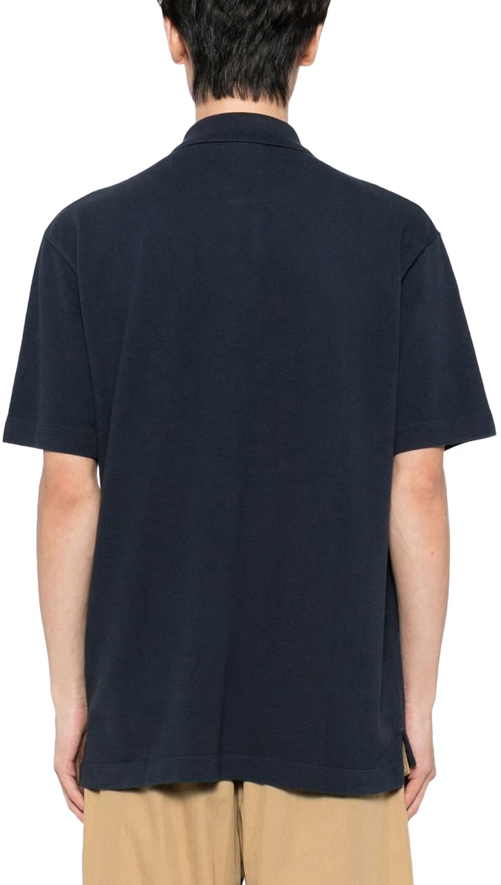 Maison Kitsuné Maison Kitsune' T-Shirts And Polos Blue Blauw