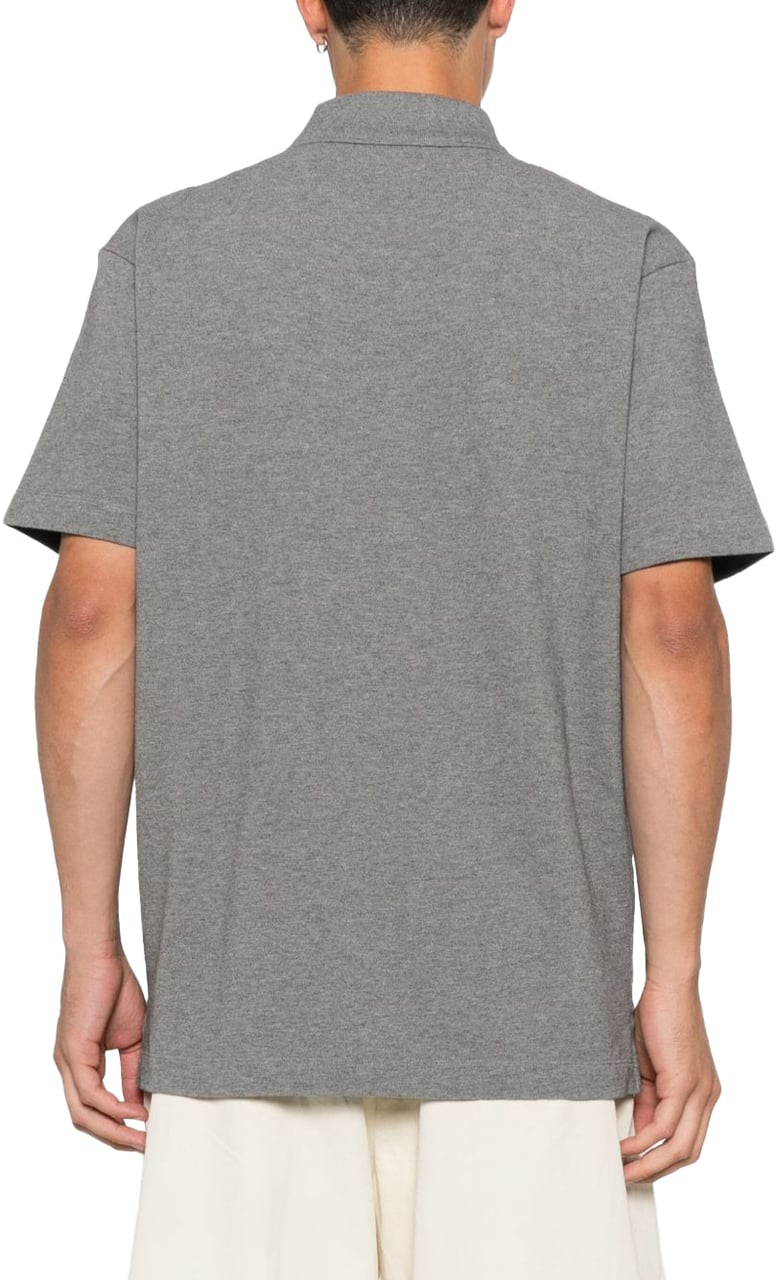 Maison Kitsuné Maison Kitsune' T-Shirts And Polos Medium Grey Melange Grijs